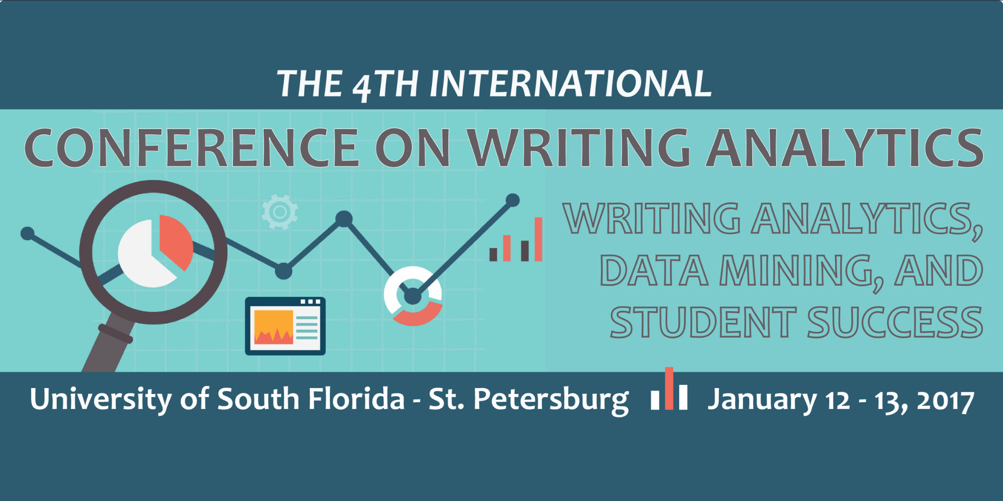 Welcome to the 4th International Conference on Writing Analytics Banner